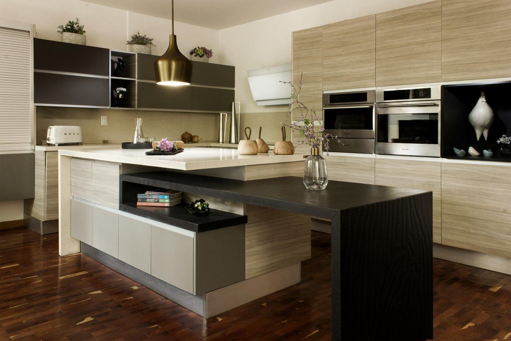 Cuisine equipee moderne amenagee