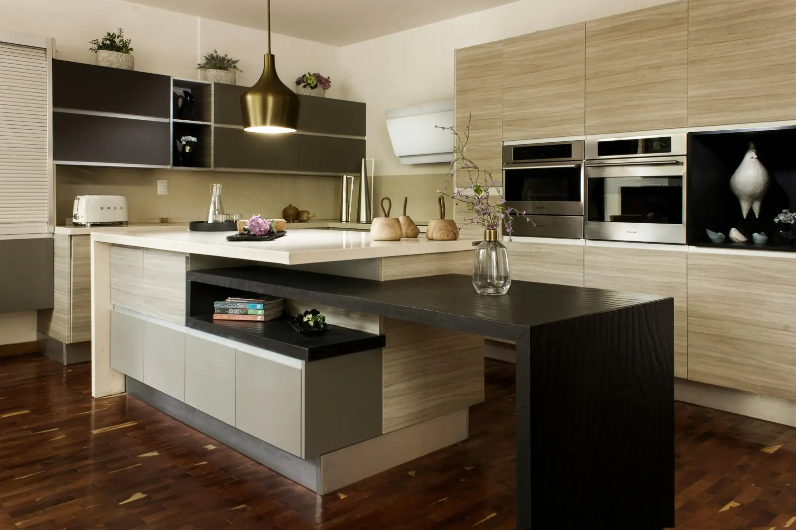 Cuisine equipee moderne amenagee