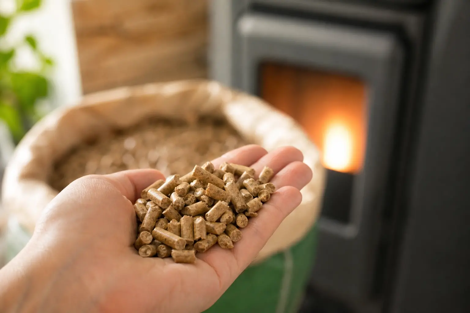 Chaudiere a granules de bois pellets