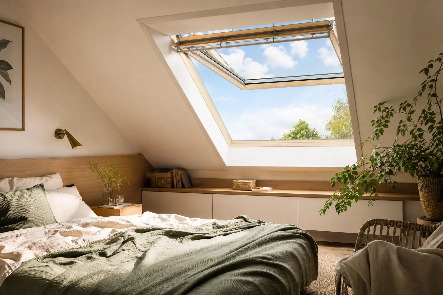 Velux interieur luminosite